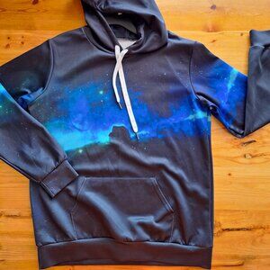 Galaxy Hoodie with Front Kangaroo Pocket